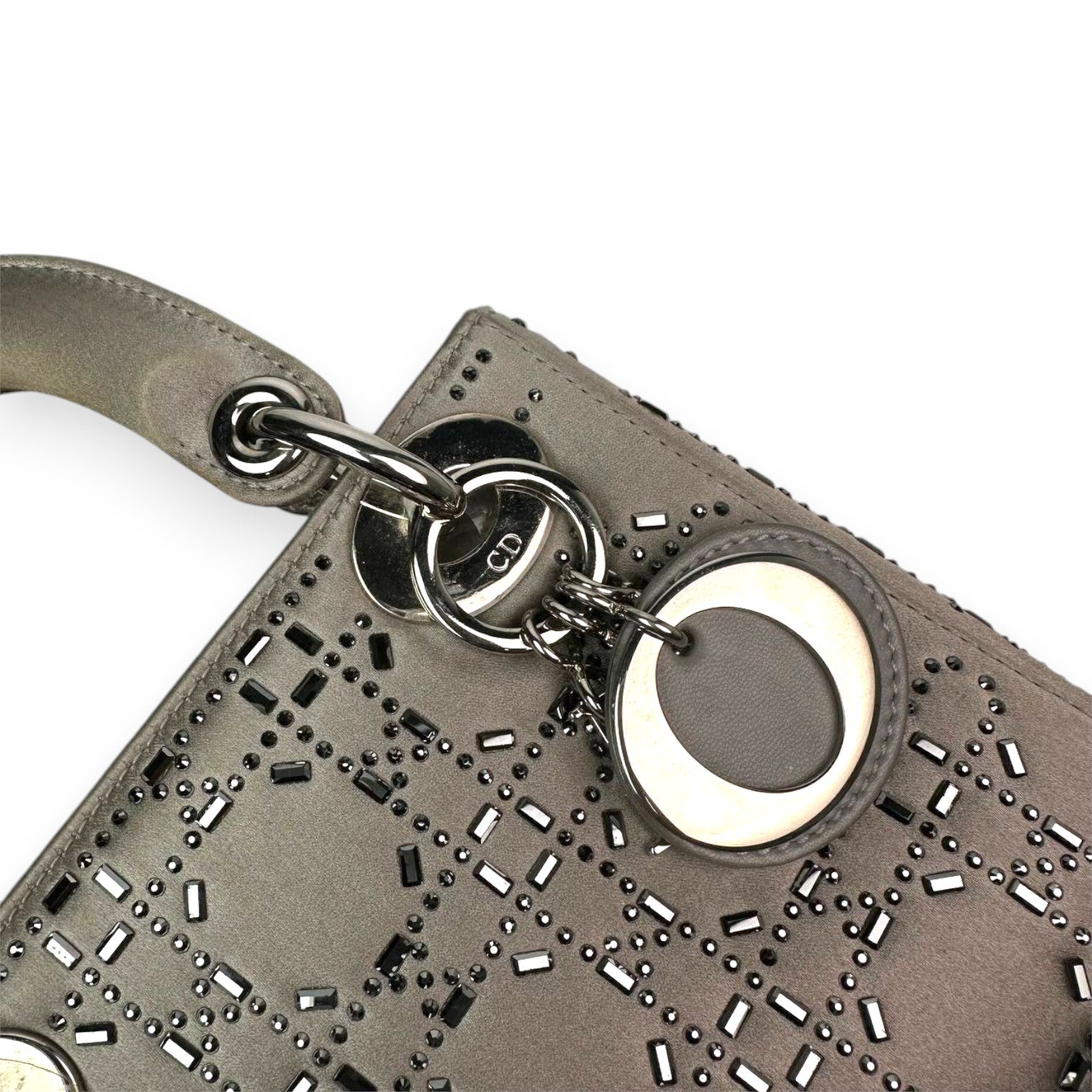 Mini Lady Dior Crystal Cannage