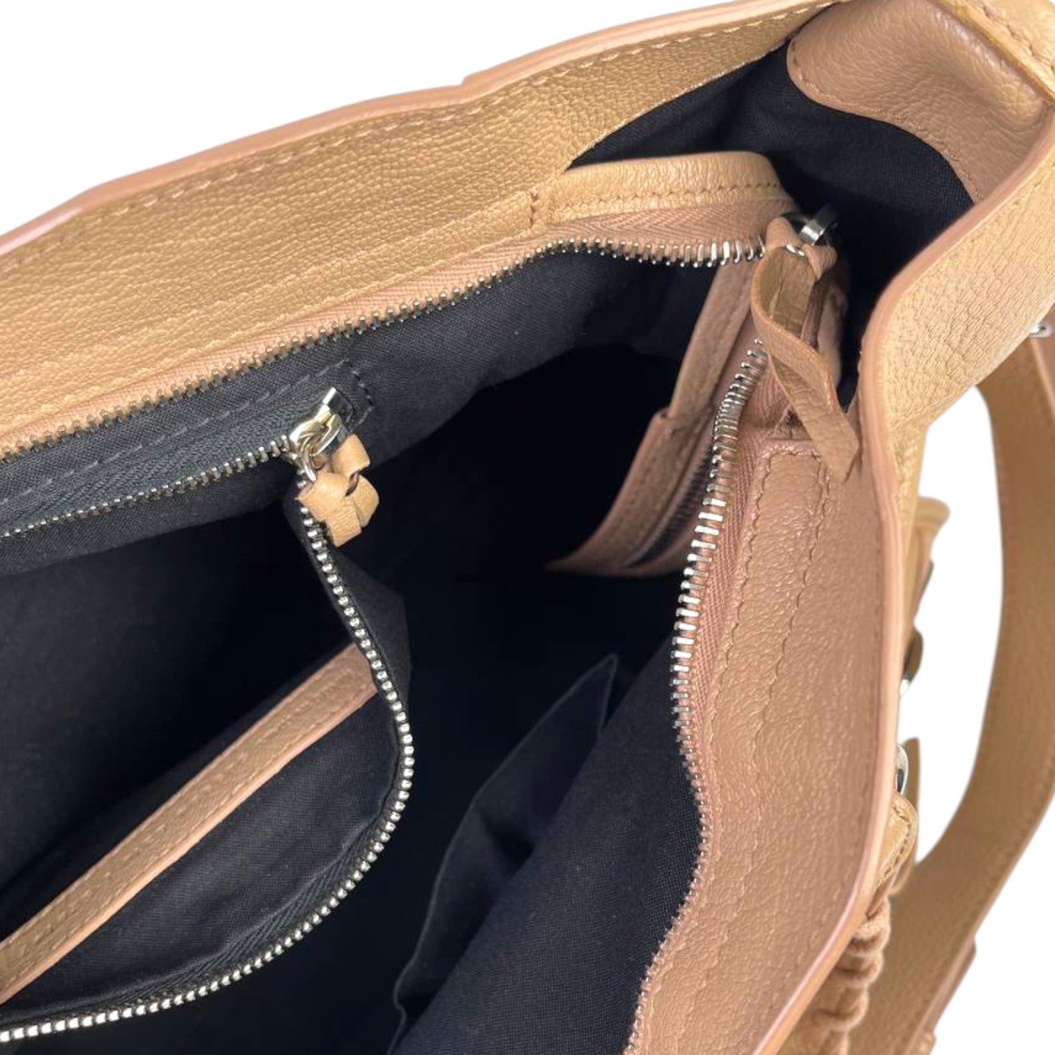 Balenciaga Rose des Sables Metallic Edge City Bag