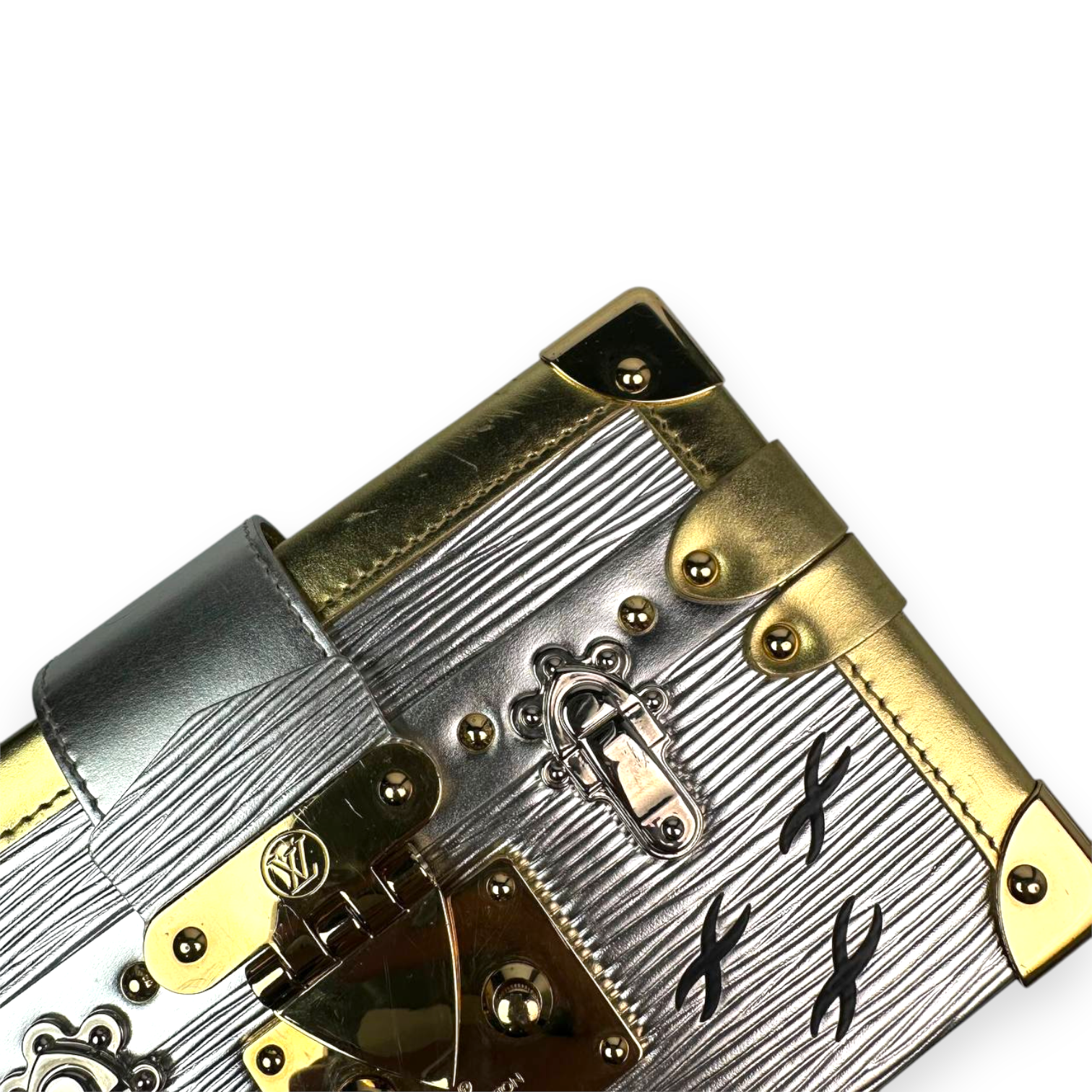 LV Petite Malle Silver