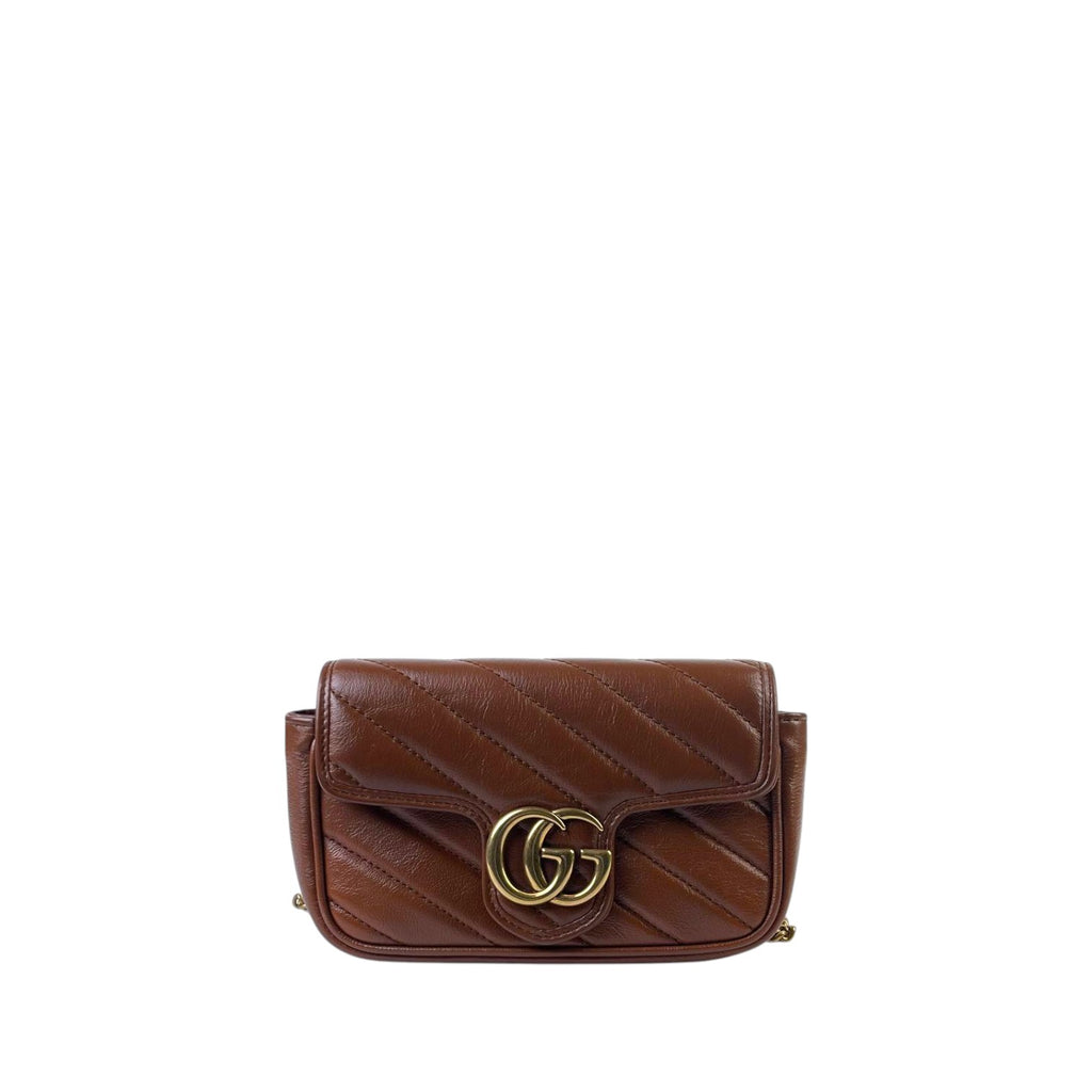 Gucci Supermini Marmont Brown