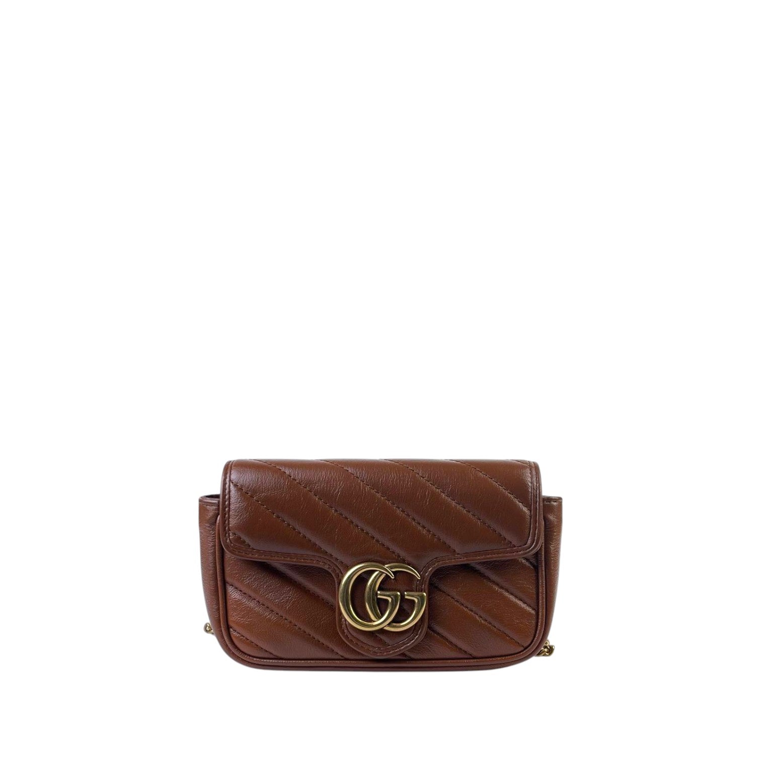Gucci Supermini Marmont Brown