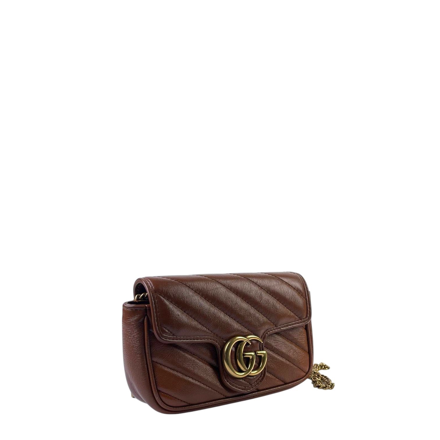 Gucci Supermini Marmont Brown