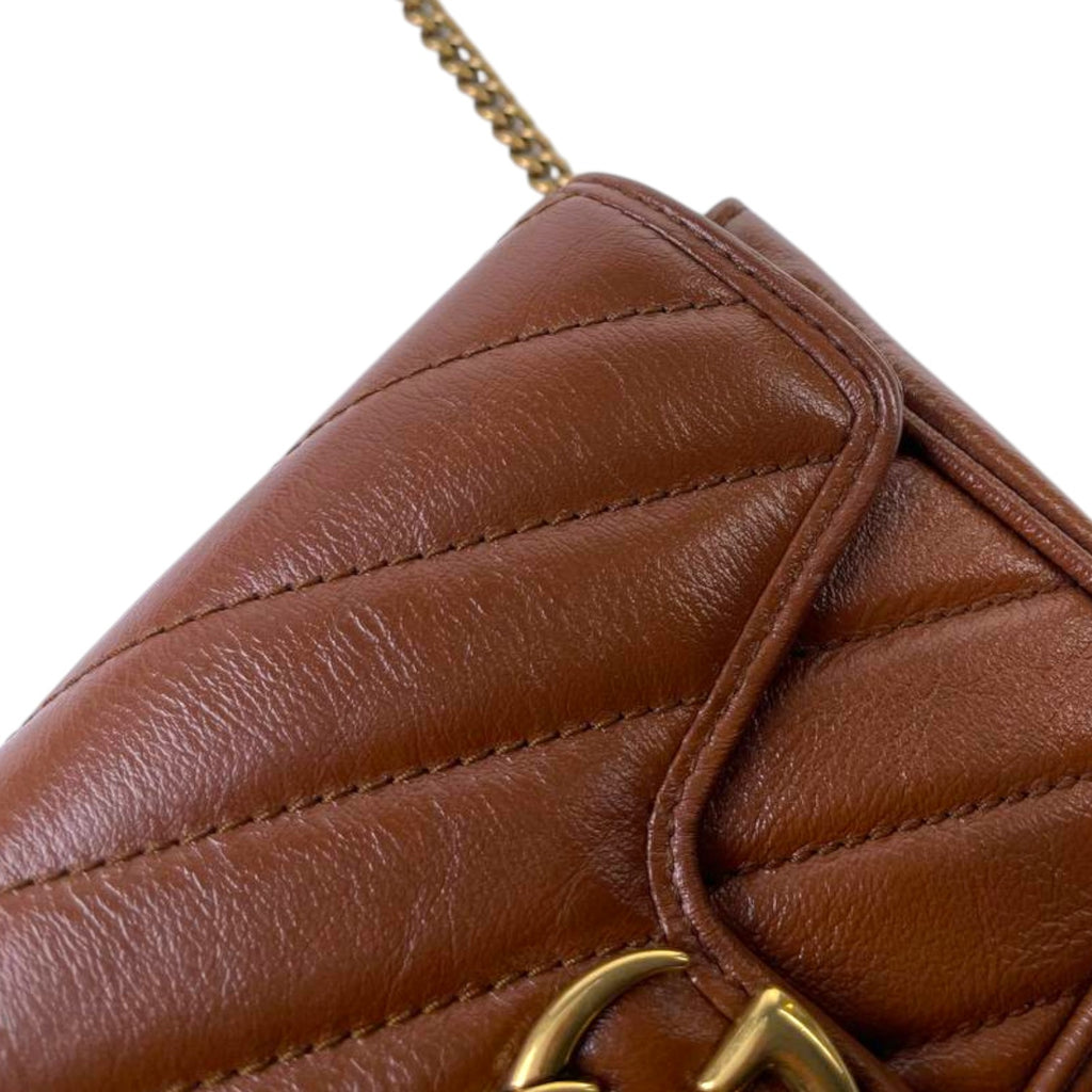 Gucci Supermini Marmont Brown