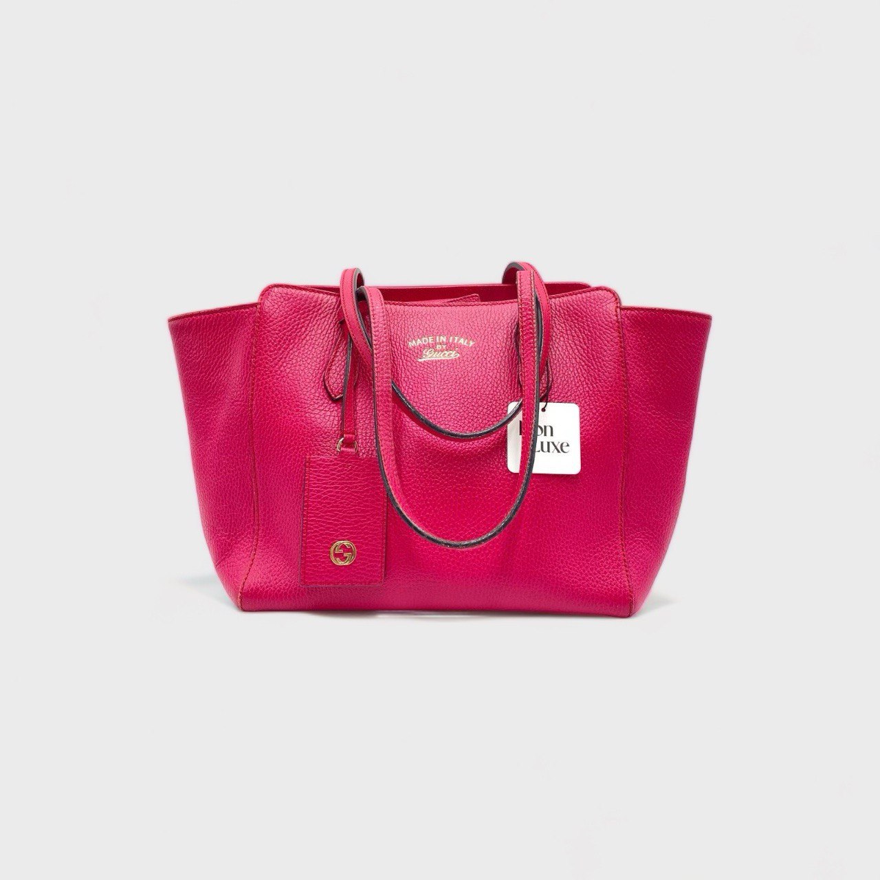 Gucci Fuchsia Leather Small Wing