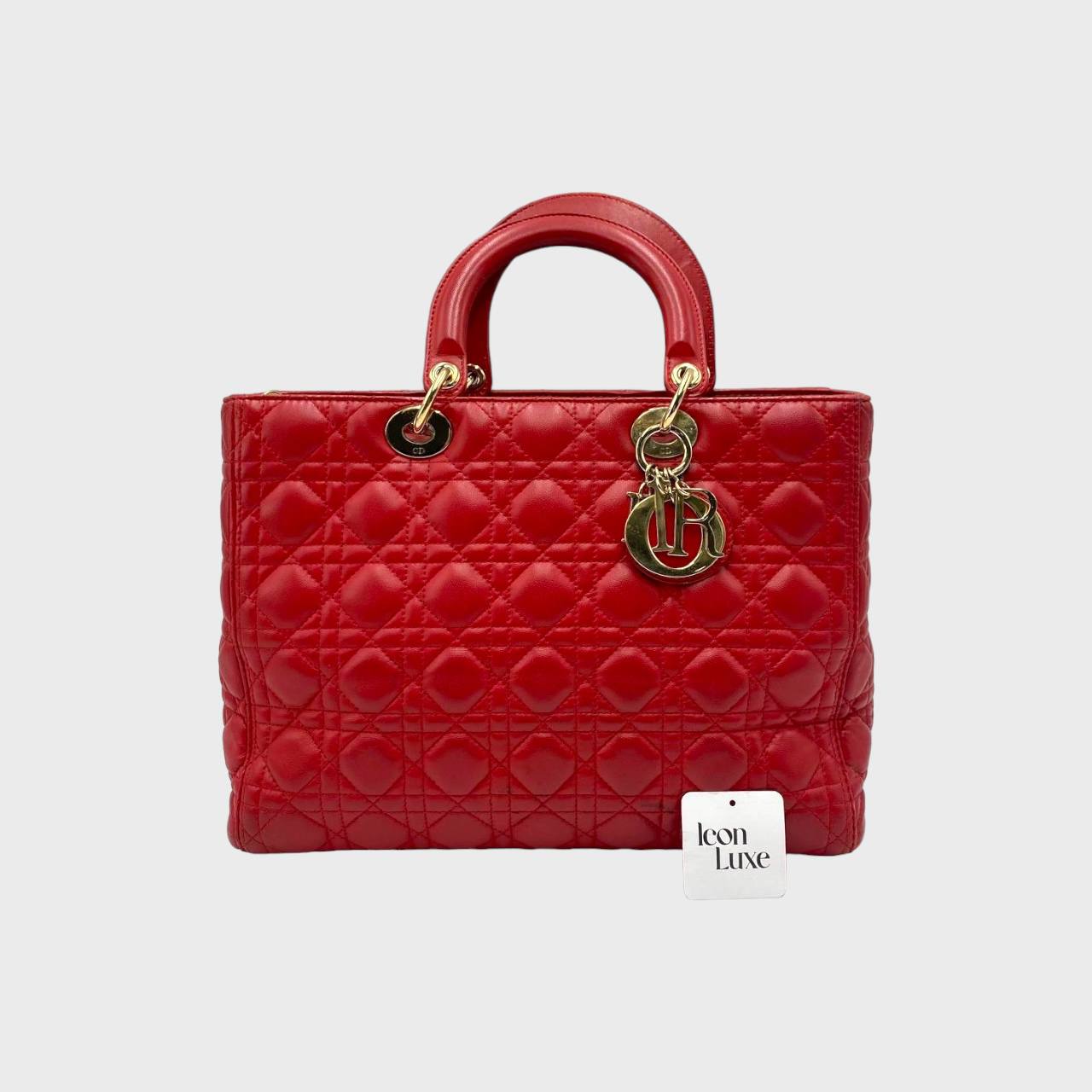 Lady Dior Large Leather