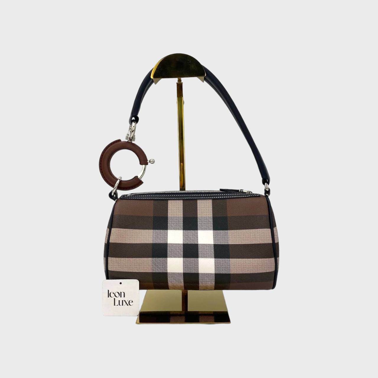 Burberry Checked Coated Canvas