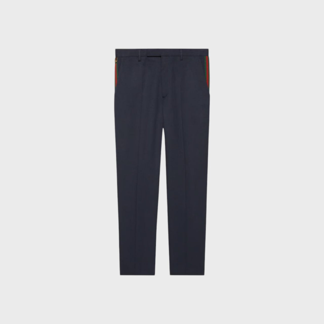 Gucci Cotton Ankle Pant With Web