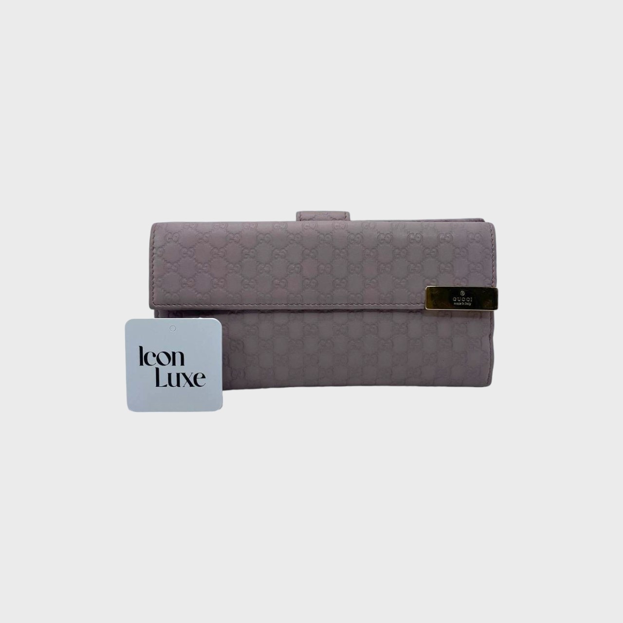 Gucci Lilac Microguccissima Wallet