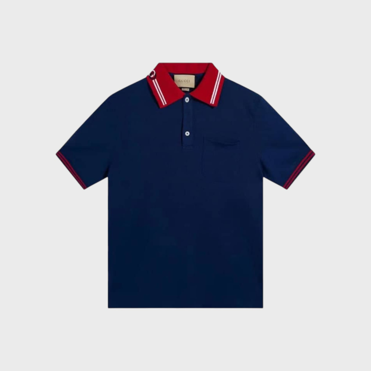 Gucci Cotton Piquet Polo With Interlocking G