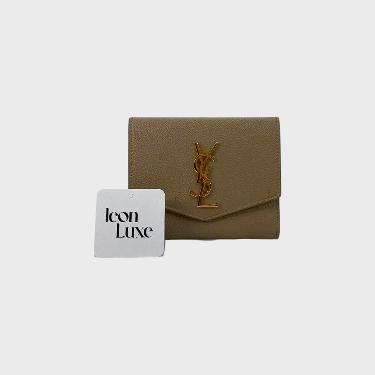 YSL Wallet Beige