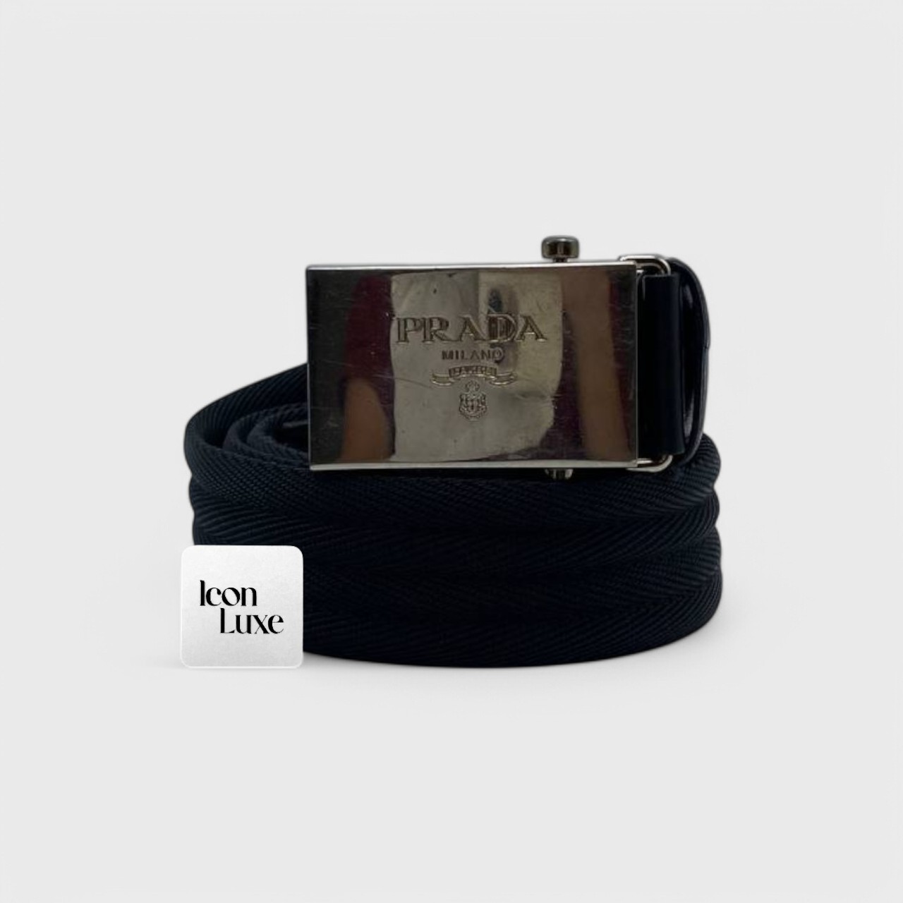 Prada Nylon Black Belt