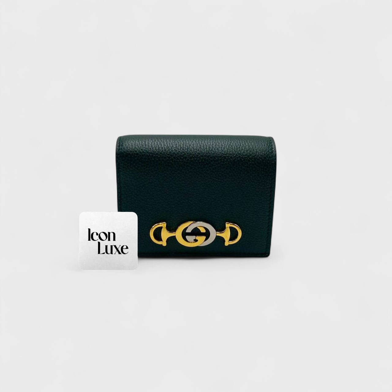 Gucci Zumi Wallet On Chain Green (11cm)